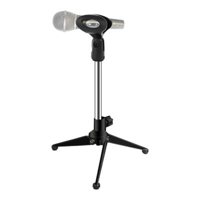 5 Core Height-Adjustable Foldable Tripod Microphone Stand, 5/8" Standard