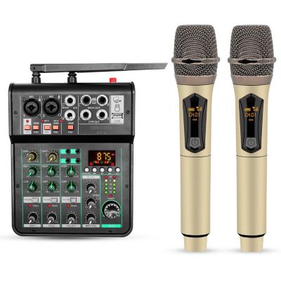 Аудиомикшер 5 Core 4-канальный DJ-пульт с Bluetooth и USB