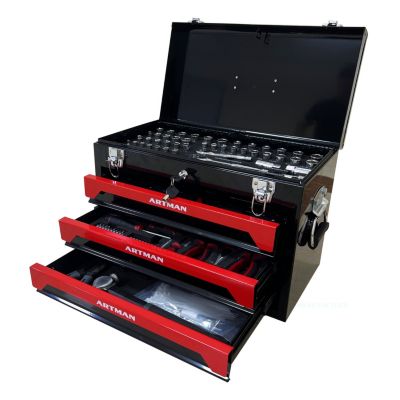 Streamdale Furniture  3 Drawers Tool Box With Tool Set