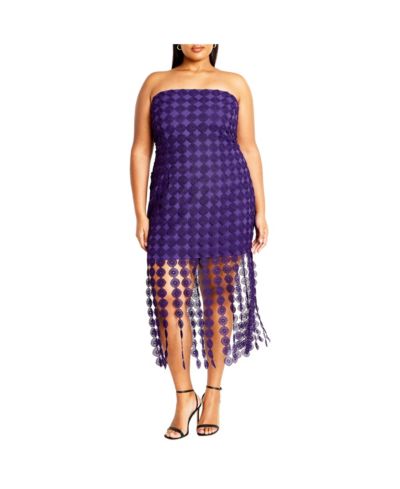 Платье Plus Size Ebony от CITY CHIC