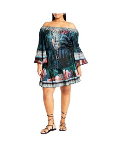 CITY CHIC Women's Summer Nights Dress