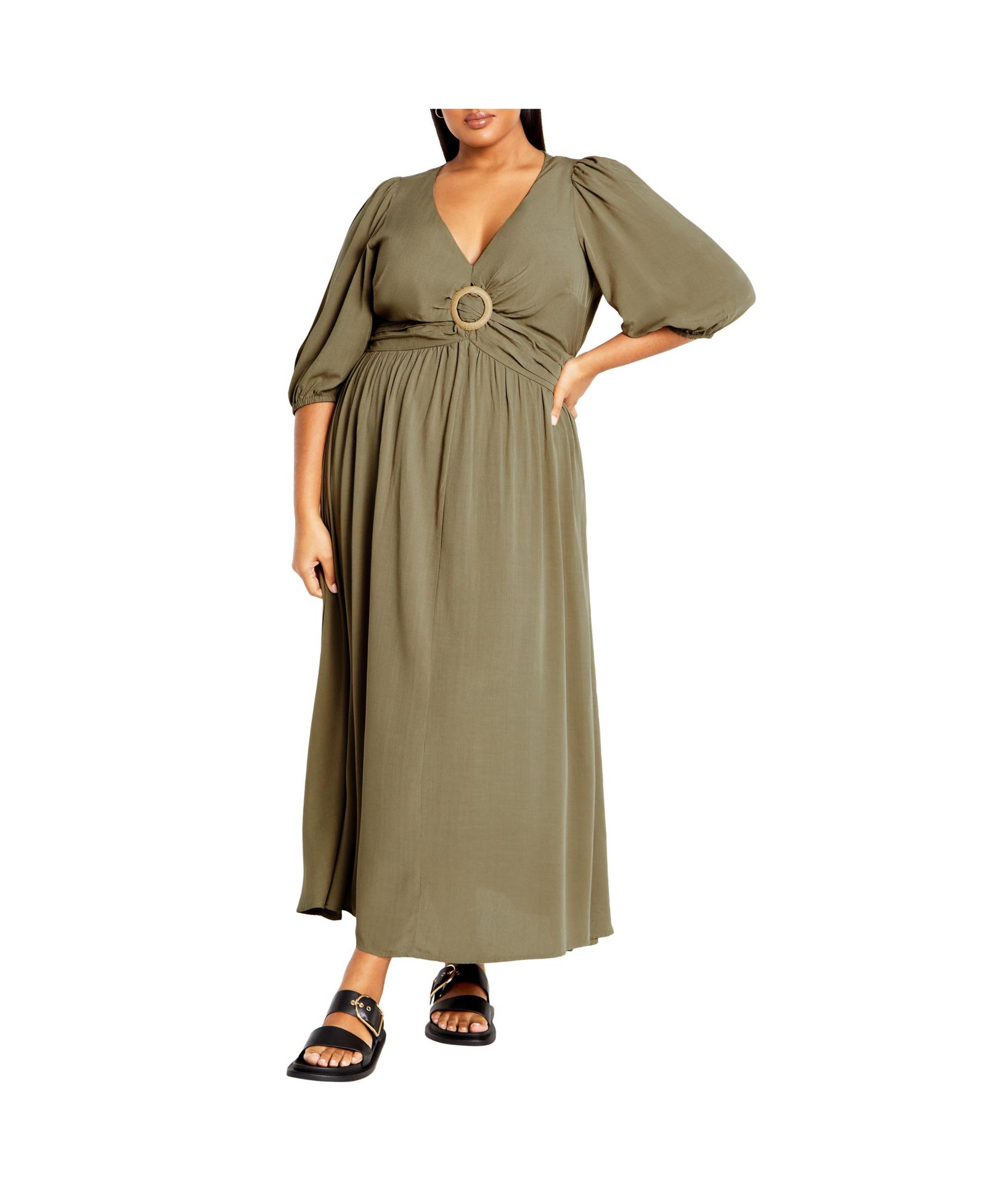 CITY CHIC платье макси Plus Size Daydream