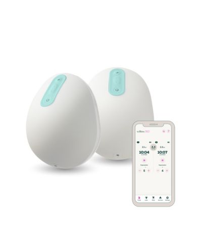 Портативный двойной электрический молокоотсос Willow 360 - 24mm