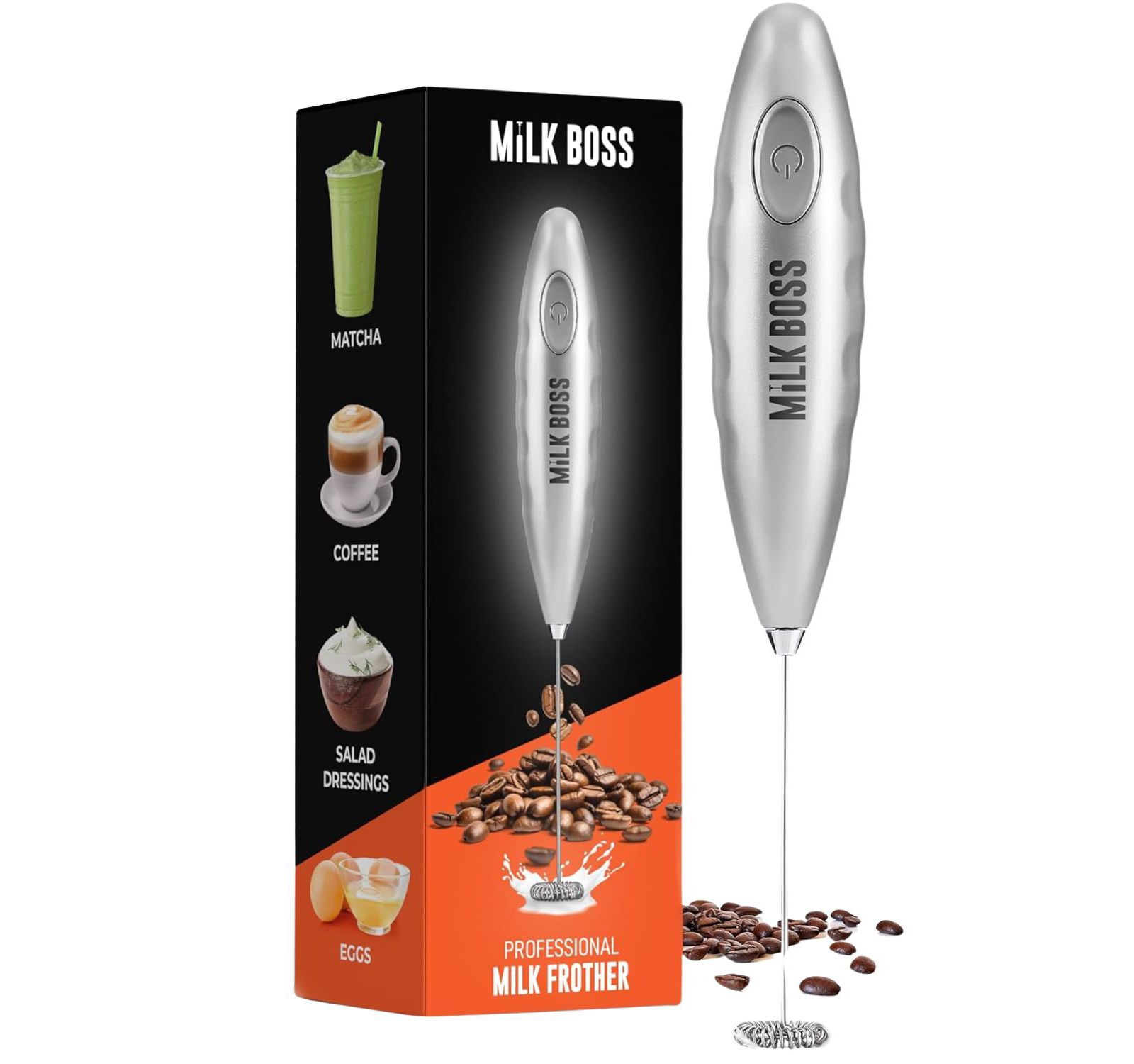 Ручной автоматический капучинатор Zulay Kitchen Mini Drink Mixer Wand