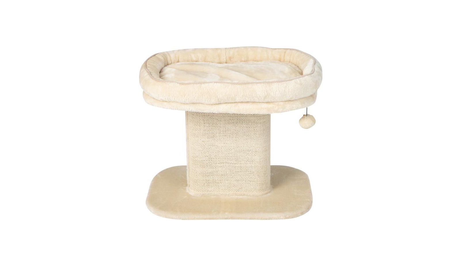 Slickblue Modern Cat Tree Tower with Large Plush Perch and Sisal Scratching Plate