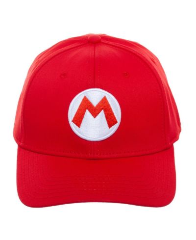 SUPER MARIO Мужская кепка Red Flex Fit Bros Mario