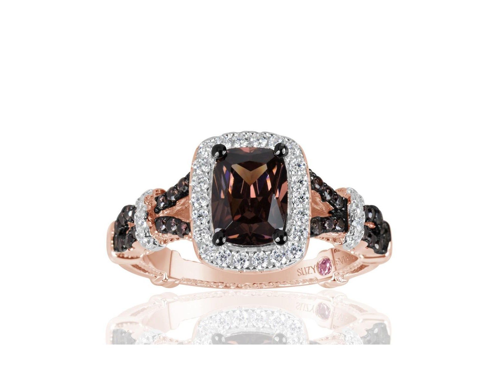 Suzy Levian Sterling Silver Cubic Zirconia Ring