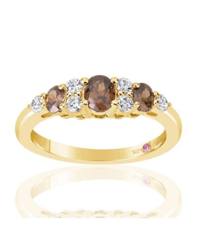 Кольцо Suzy Levian New York Sterling Silver Cubic Zirconia Anniversary Band