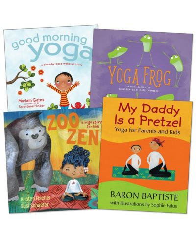 Kaplan Early Learning книги по йоге для детей — набор из 4 шт