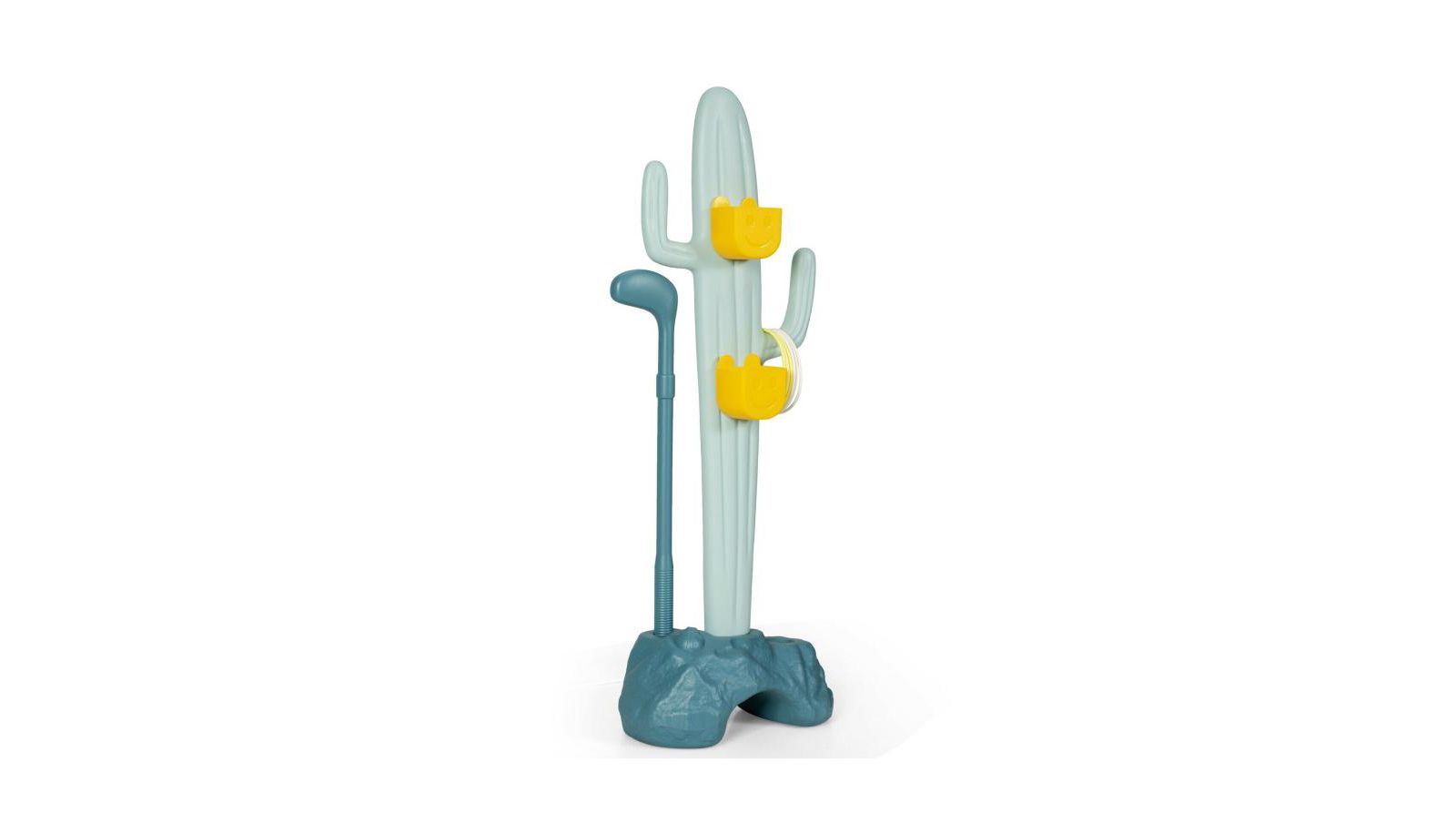 Slickblue Игровой центр для малышей Cactus 3-in-1 с гольфом и кольцебросом