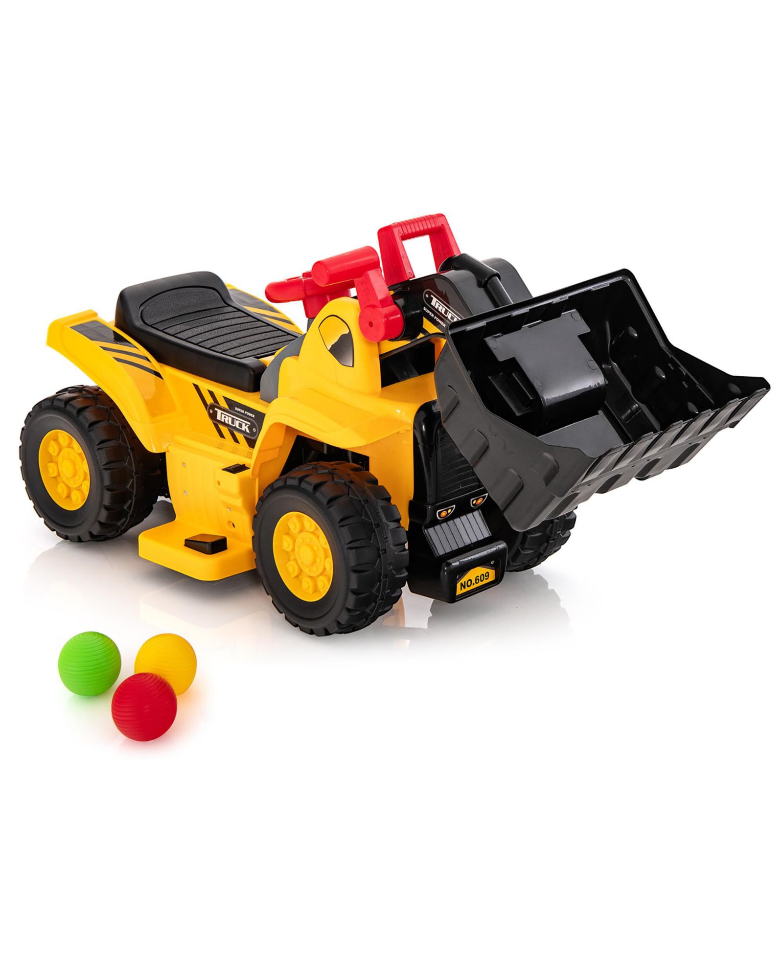 Игрушечный бульдозер для детей Kids Ride On Bulldozer Pretend Play Truck Toy with Adjustable Bucket