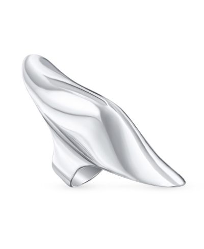 Кольцо Bling Jewelry Geometric Unique Fashion Statement Full Finger.925 Sterling Silver