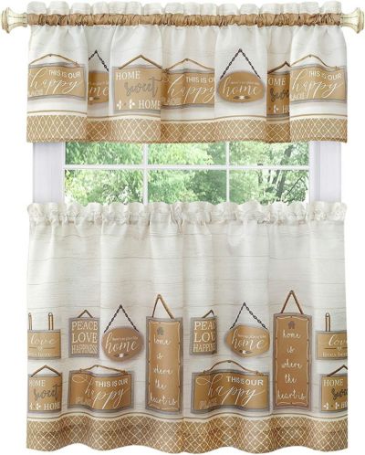Kate Aurora комплект из 3 кухонных штор Modern Farmhouse