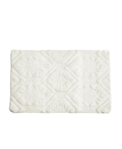 Pendleton White Sands Cotton Bath Rug, 21" x 34"