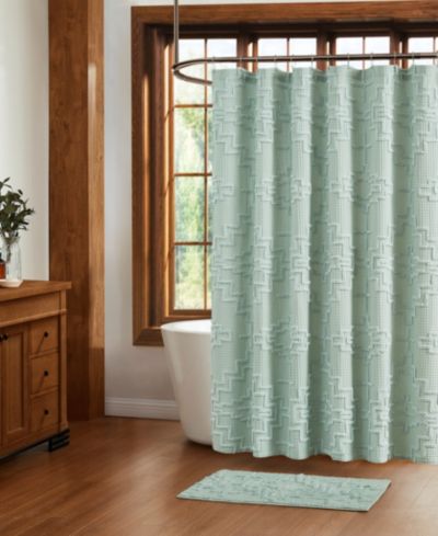 Штора для душа Pendleton Kiva Steps Cotton 72" x 72"