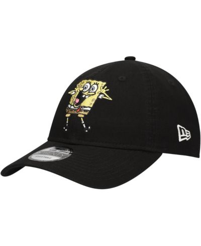 Мужская черная кепка New Era Black SpongeBob SquarePants 9TWENTY Adjustable Hat