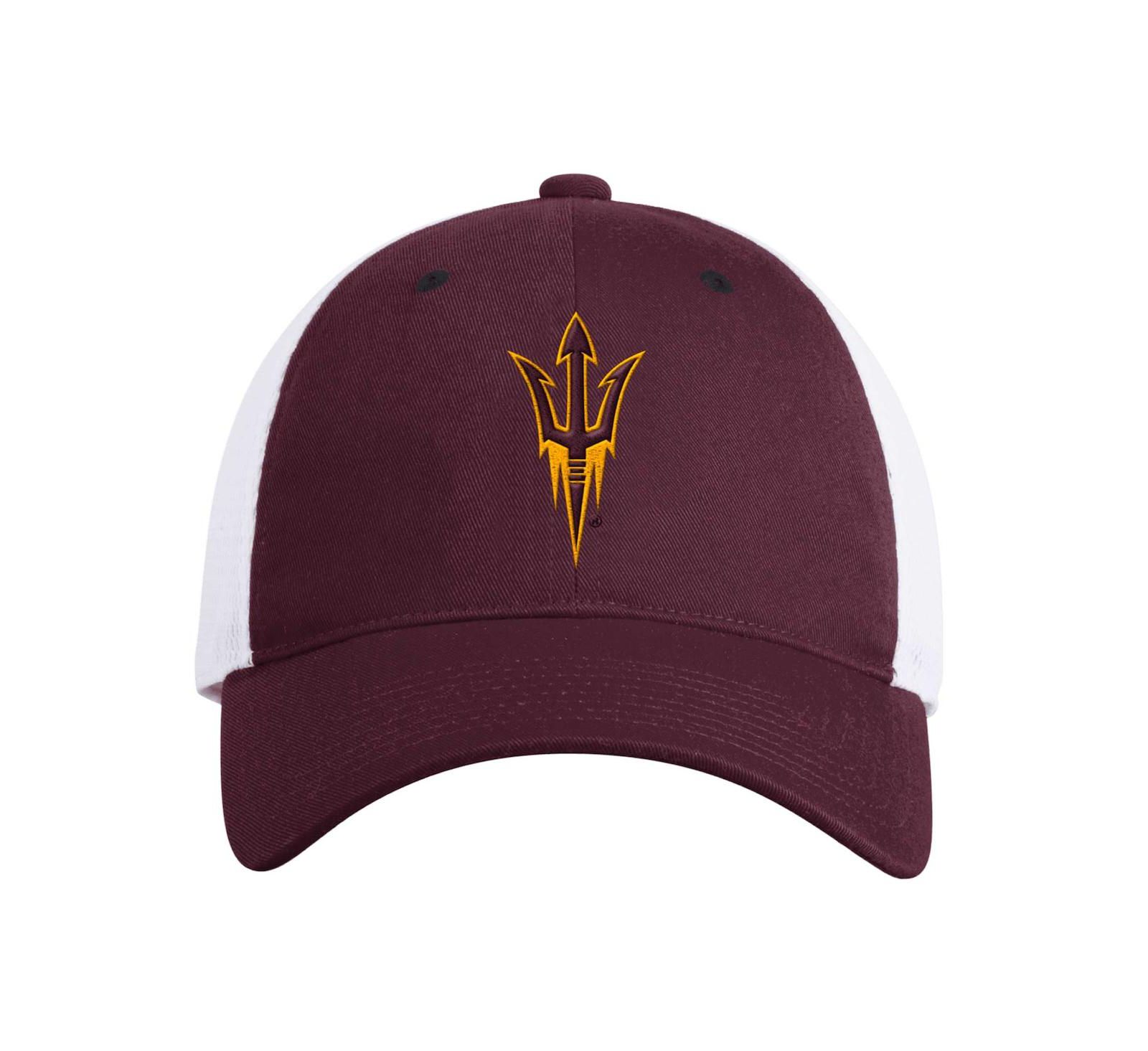 Adidas Men's Maroon Arizona State Sun Devils Mascot Slouch Trucker Adjustable Hat