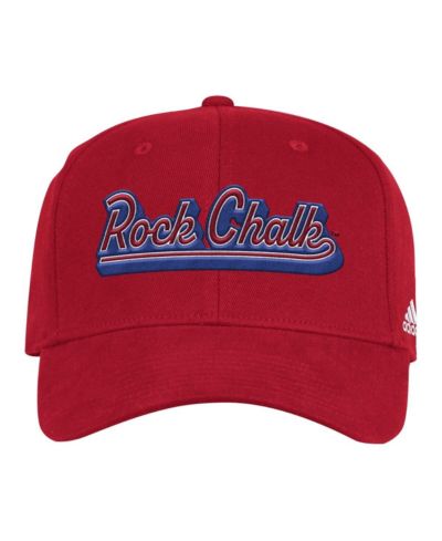 Adidas Мужская кепка Kansas Jayhawks Chant Flex Hat