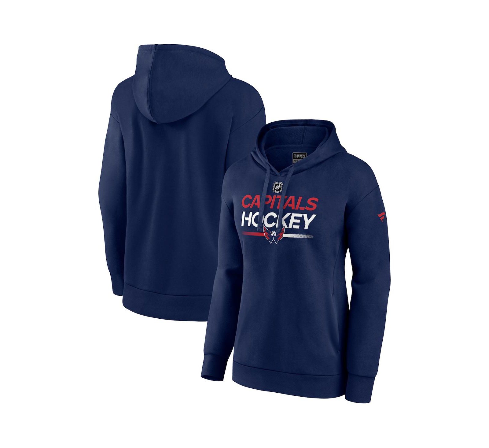 Женское худи Fanatics Washington Capitals Authentic Pro Pullover
