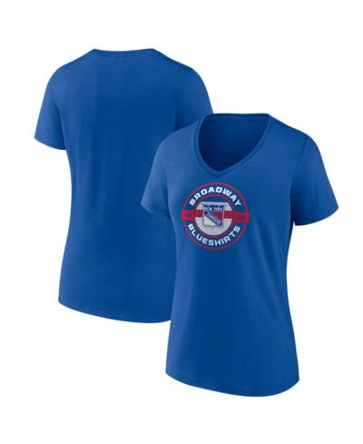 Женская футболка Fanatics New York Rangers Local A V-Neck