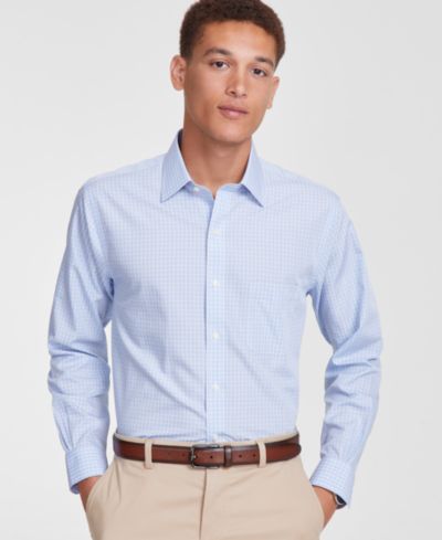 Мужская рубашка Brooks Brothers Regular-Fit Non-Iron Spread Collar Check Broadcloth