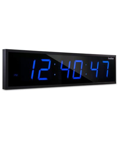 Цифровые часы Ivation Large 30" LED с 6 уровнями яркости