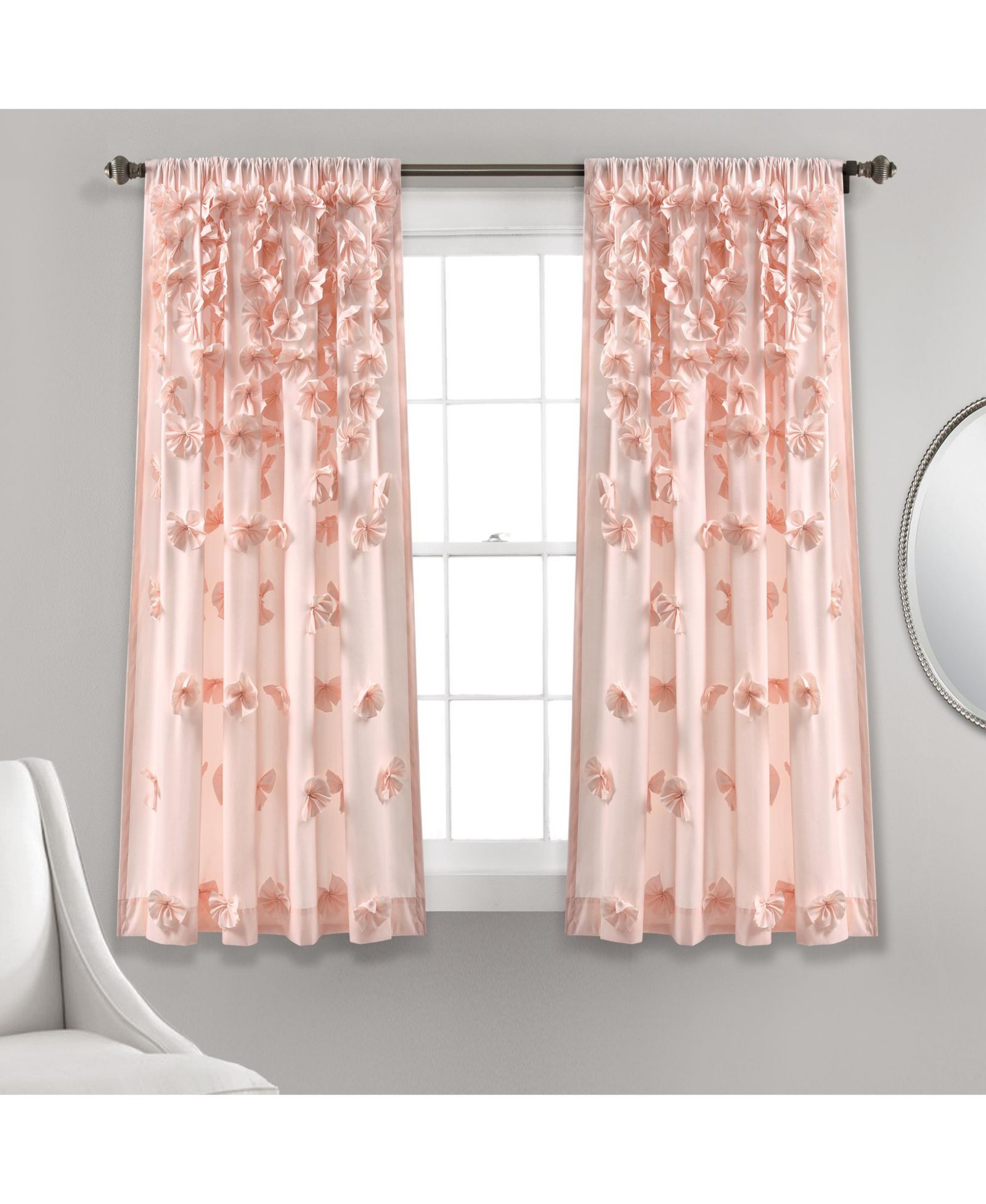 Портьера Lush Decor Riley Window Curtain Panel