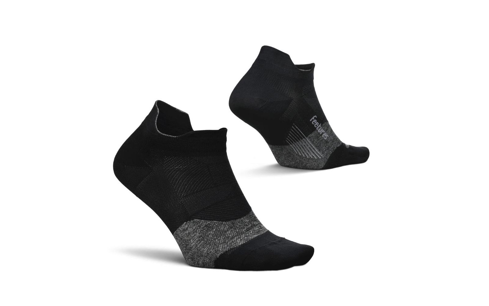 Мужские укороченные носки Feetures Elite Ultra Light No Show Tab - спортивные носки с компрессией