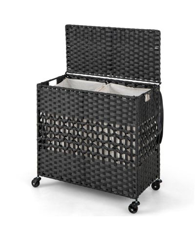 Slickblue корзина для белья 110L с 2 съемными моющимися вкладышами