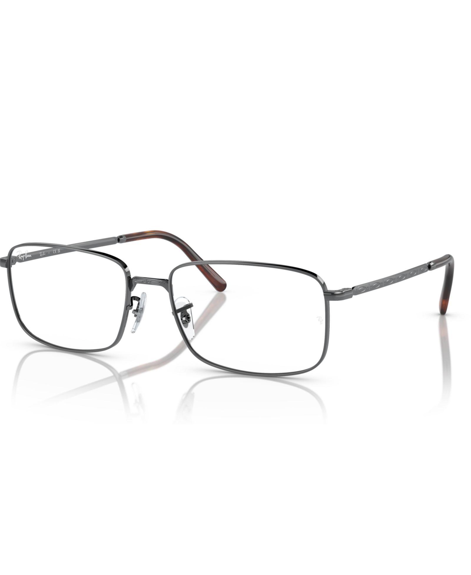 Ray-Ban Unisex Rectangle Metal RB3717V RB3717 Optics Eyeglasses