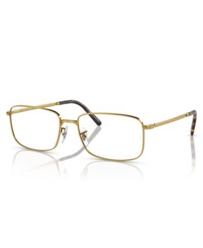 Ray-Ban унисекс прямоугольные металлические оптические очки RB3717V RB3717