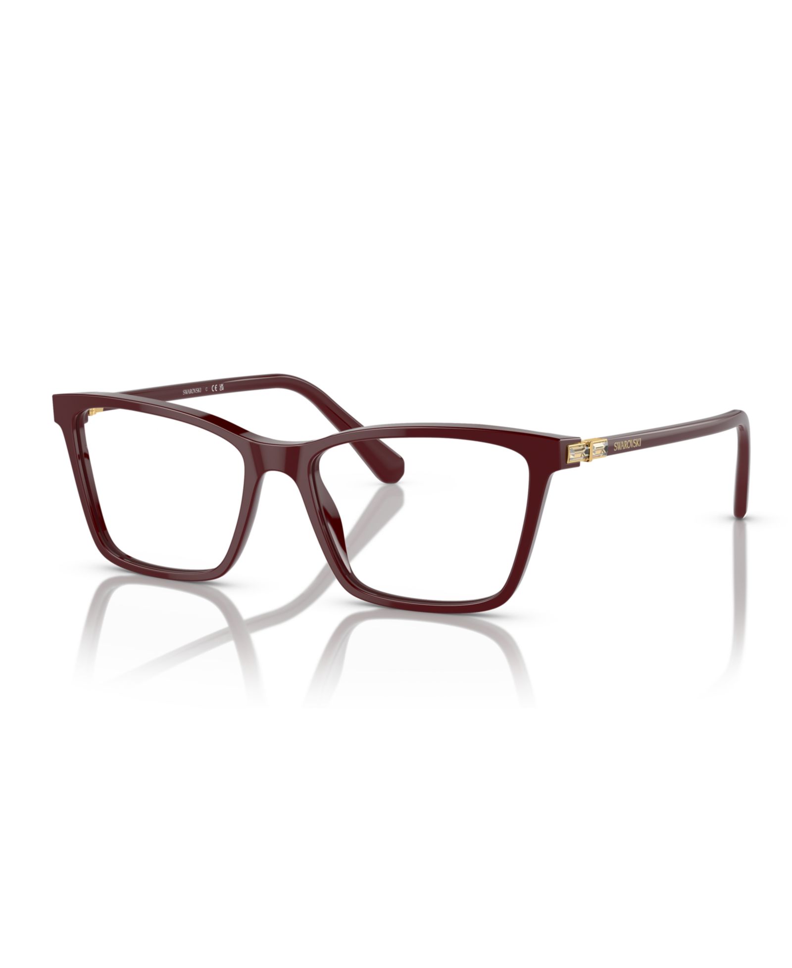Swarovski Woman Rectangle Plastic SK2015 Eyeglasses