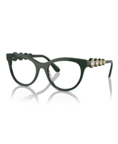 Swarovski Woman Round Plastic SK2025 Eyeglasses