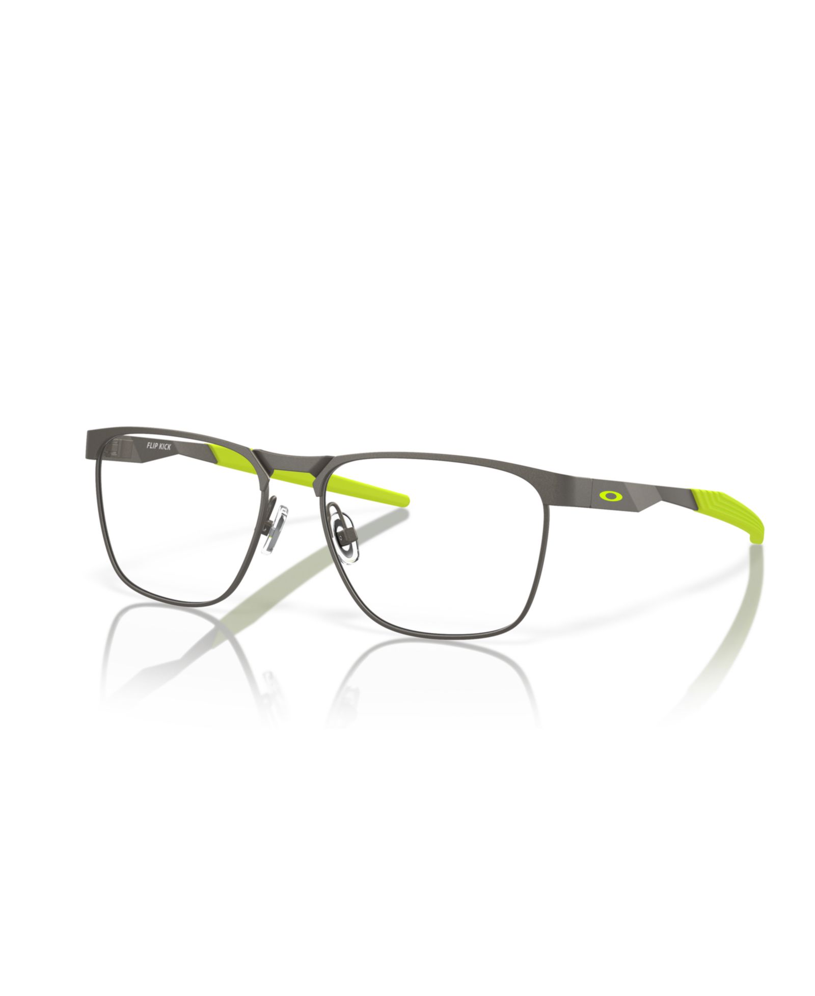 Oakley Kids Rectangle Metal OY3003 Flip Kick Eyeglasses(Ages 07-10)