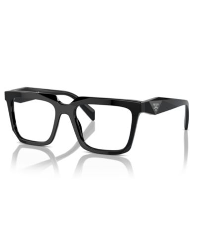 Prada Woman Rectangle Plastic PR A19V Eyeglasses