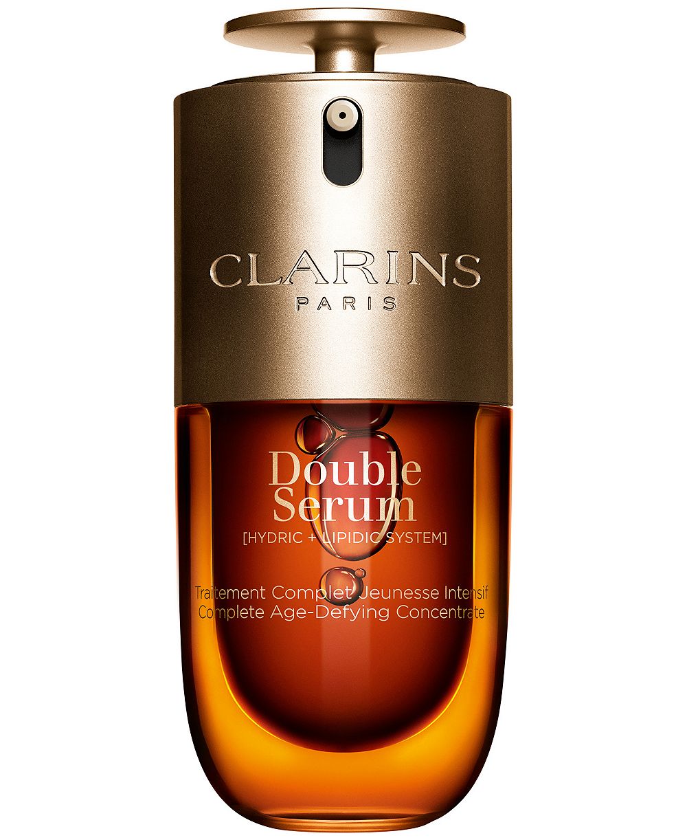 Clarins Double Serum для упругости, разглаживания, сияния и сужения пор, 1 oz.