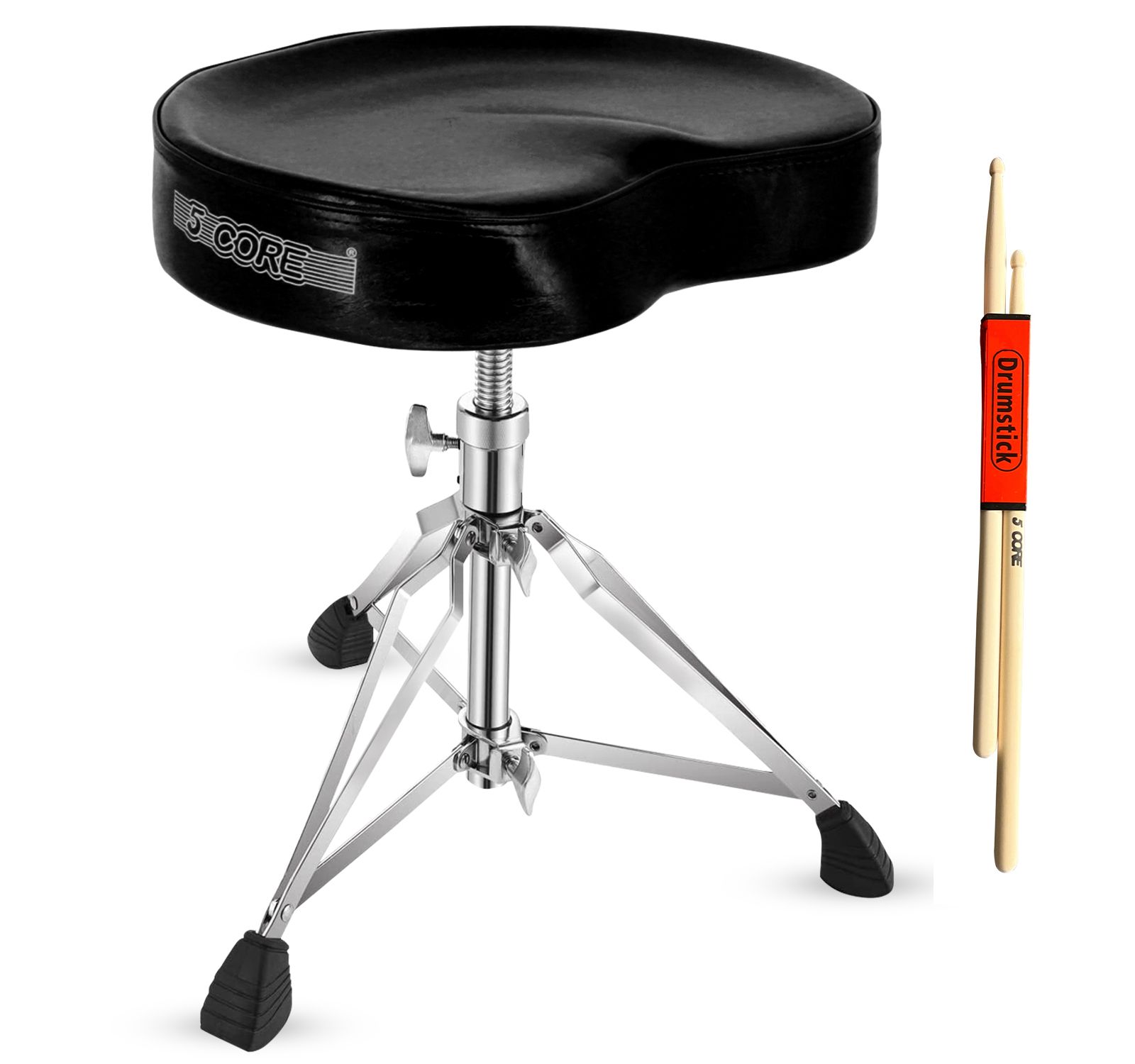 Универсальный стул-барабан 5 Core Padded Guitar Stool регулируемый для взрослых и детей