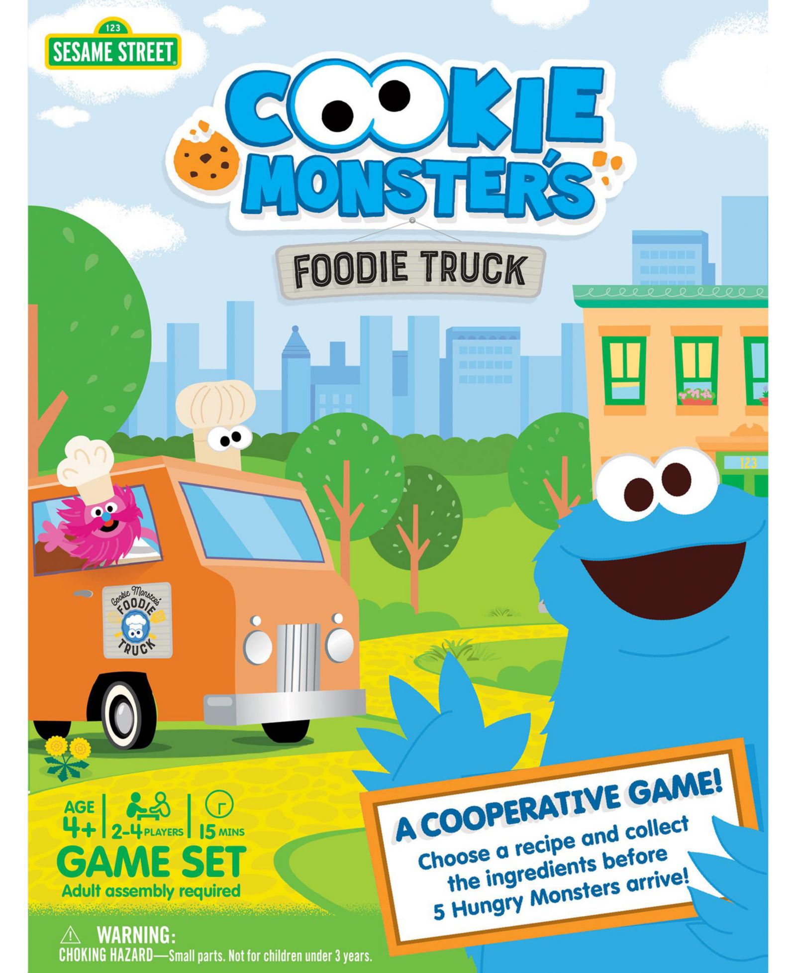 Настольная игра MasterPieces Sesame Street - Cooke Monster's Food Truck Co-Op