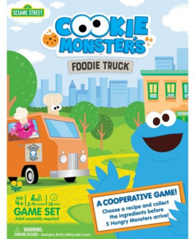 Masterpieces Puzzles Sesame Street Foodie Truck Cooperative Board Game, Ages 4+