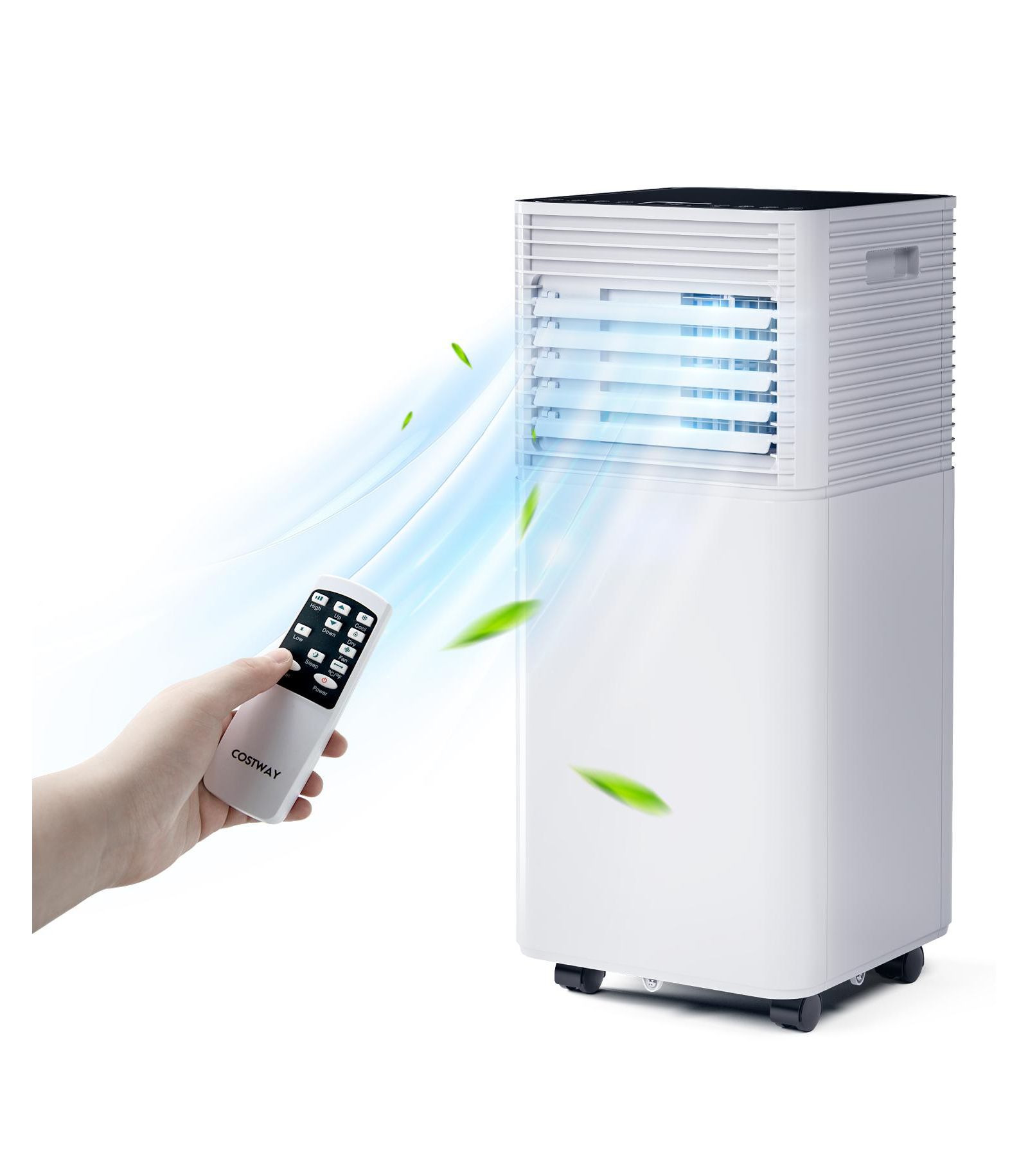 VEBREDA, 10,000 BTU Cooling, Portable Air Conditioner with Fan and Dehumidifier Mode