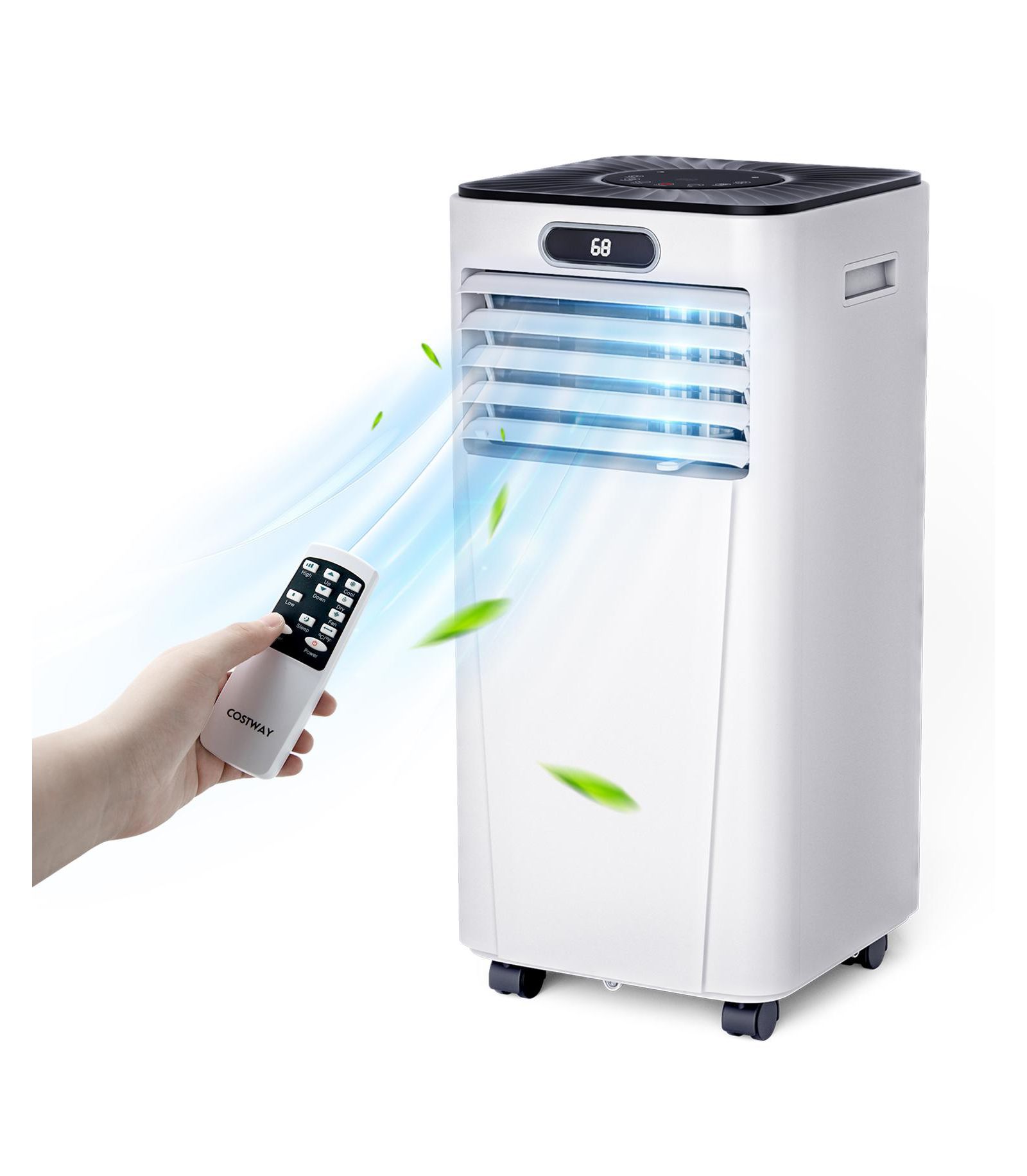VEBREDA 10000 BTU 4-in-1 Portable Air Conditioner with Dehumidifier and Fan Mode