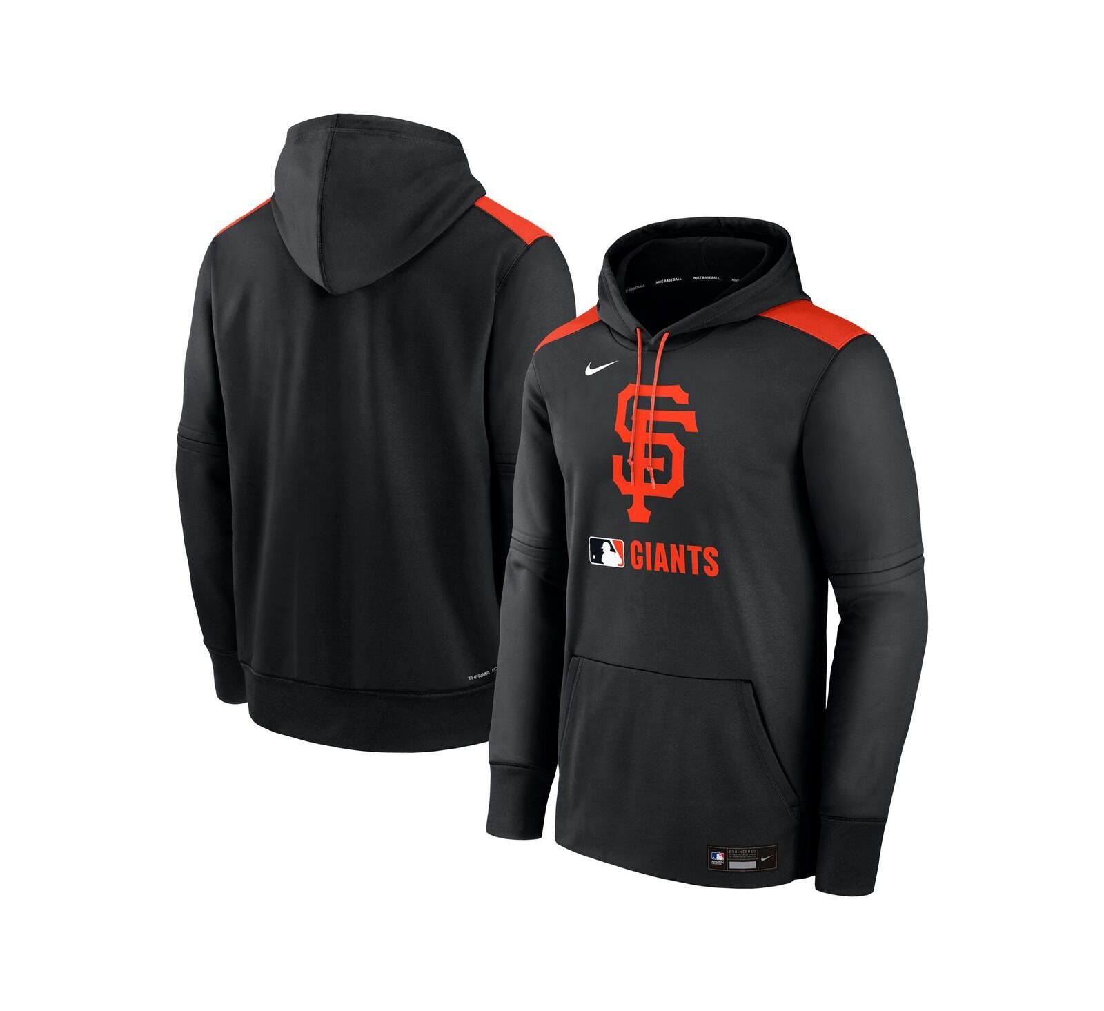 Мужское худи Nike Black San Francisco Giants Authentic Collection Performance Pullover
