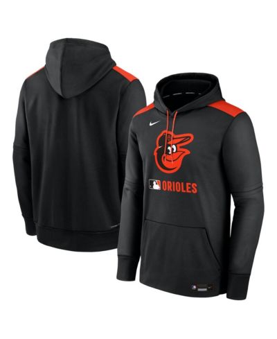 Мужское худи Nike Baltimore Orioles Authentic Collection Performance Pullover, черное