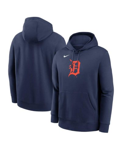 Nike худи Club Fleece с логотипом Detroit Tigers, темно-синий, мужской