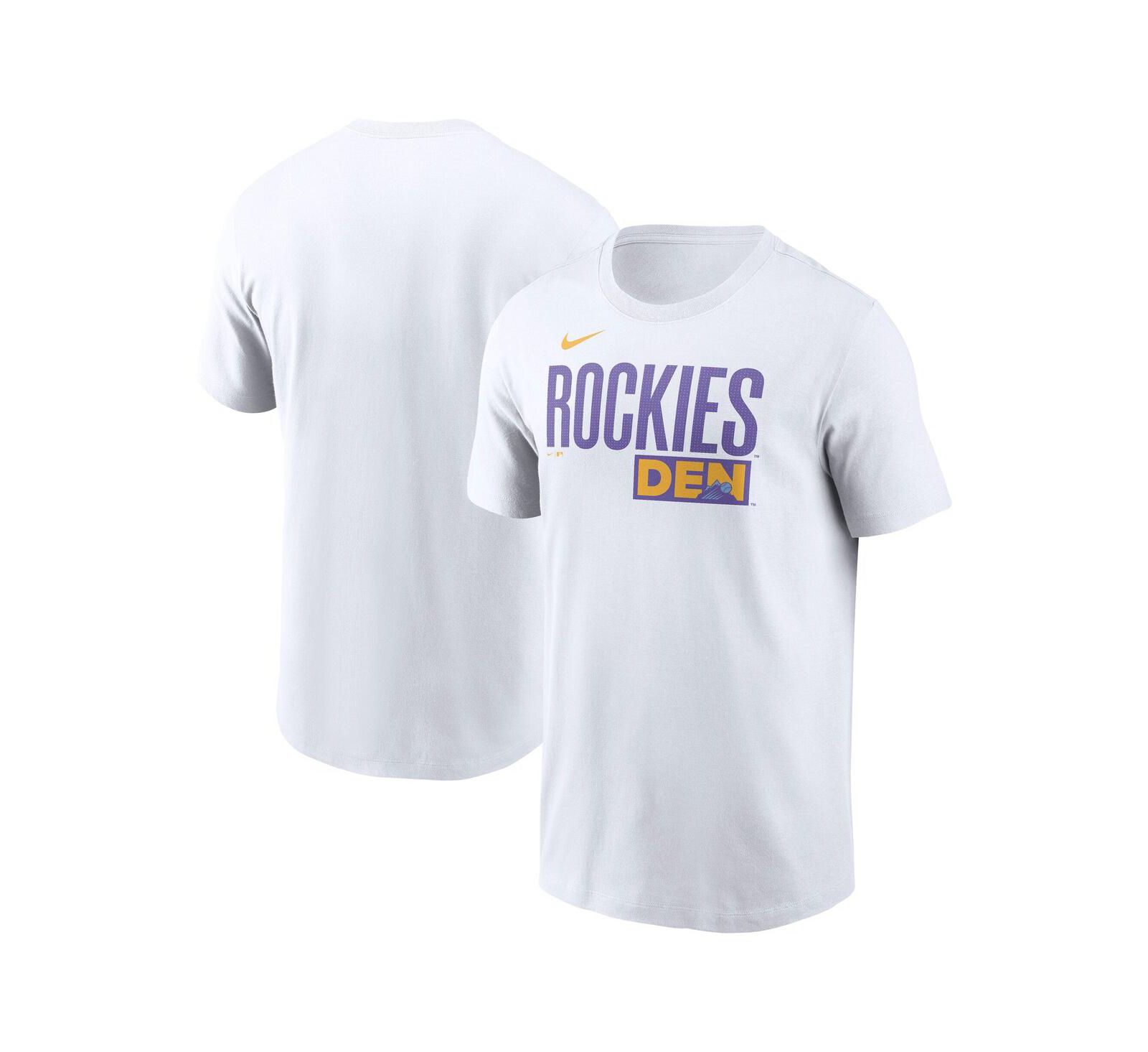 Nike Men's White Colorado Rockies 2025 City Connect Wordmark T-Shirt