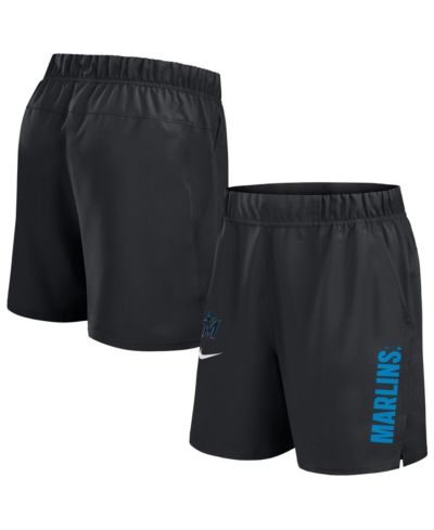 Шорты Nike Men's Black Miami Marlins Woven Victory Performance