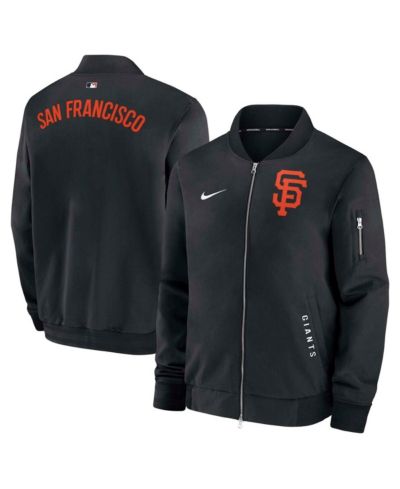Мужская куртка-бомбер Nike San Francisco Giants Authentic Collection Dugout черная