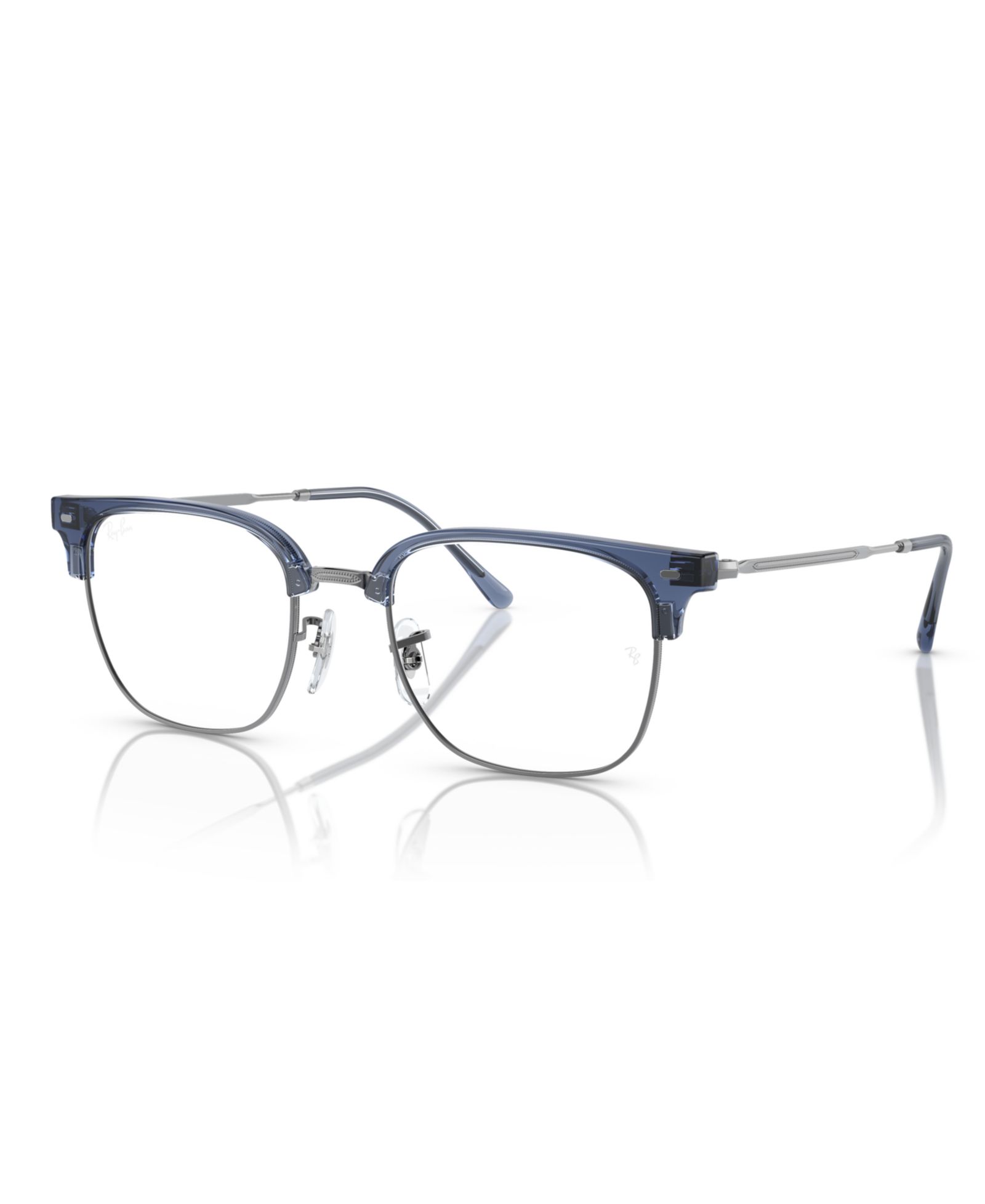Ray-Ban Unisex Square Plastic RB7216 New Clubmaster Optics Eyeglasses