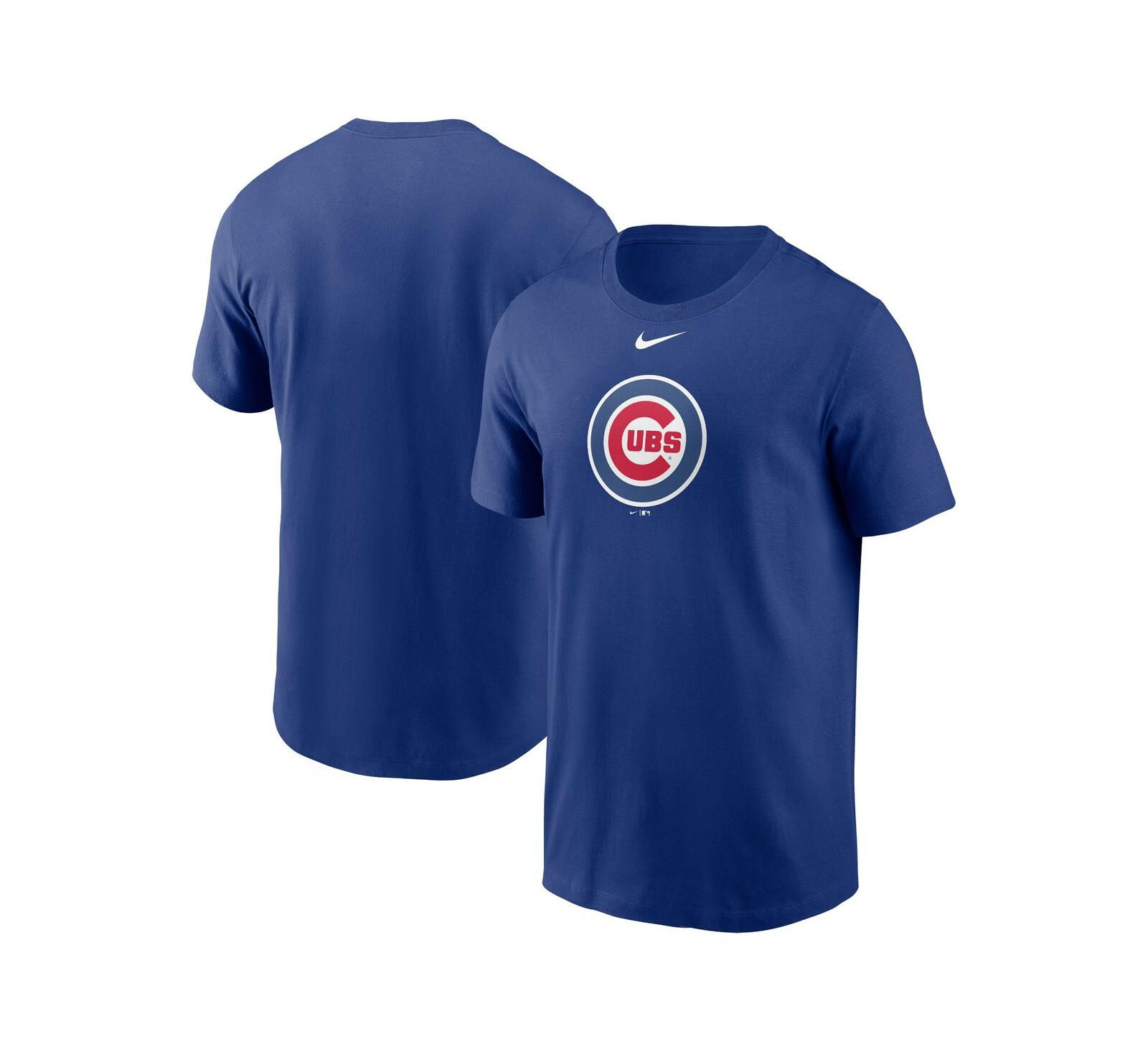 Nike Men's Royal Chicago Cubs Fuse Logo T-Shirt