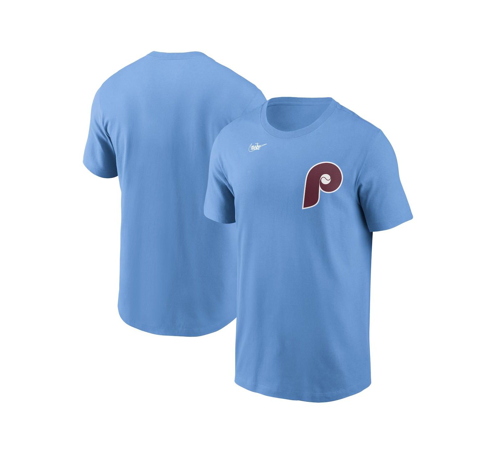 Nike Men's Light Philadelphia Phillies Cooperstown Wordmark T-Shirt